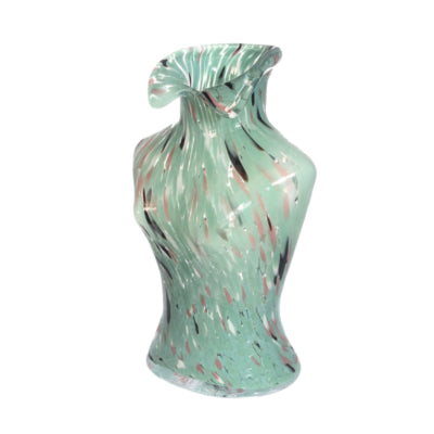 Vaas bossom turquoise 20 cm | 8 stuks