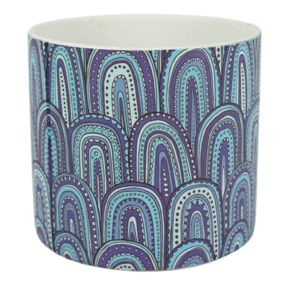 Bloempot blue keramiek 13,5 cm | 6 stuks