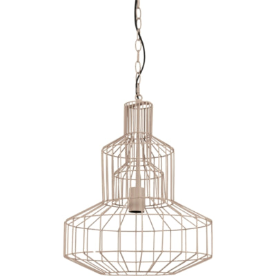 Light living light en living hanglamp fynn beige 45 cm | 2 stuks
