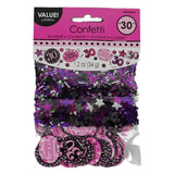 Amscan confetti 30 jaar roze 34 g | 48 stuks - afbeelding 2