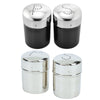 Peper en zout strooier rvs 7 cm 3 assorti set van 2 | 24 stuks