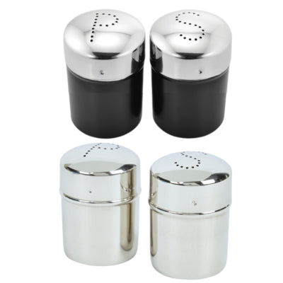 Peper en zout strooier rvs 7 cm 3 assorti set van 2 | 24 stuks