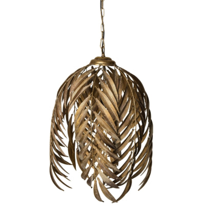 Ptmd hanglamp mea goudkleurig 59 cm | 2 stuks