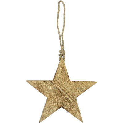 Hanger star mangohout 19 cm | 48 stuks