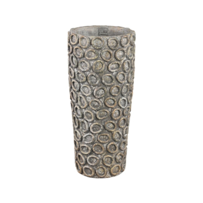 Ptmd cementpot met cirkels ginte s 45 cm | 2 stuks