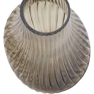 Bepurehome vaas toot rookglas 25 cm | 4 stuks