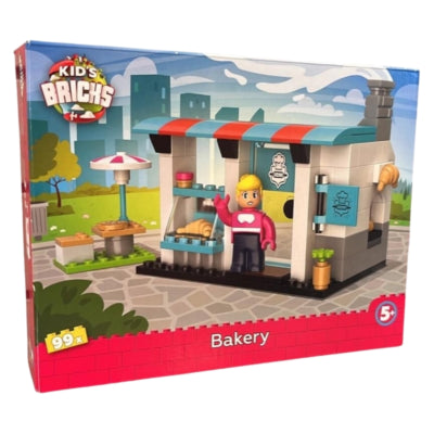 Kids bricks bouwstenen bakkerij 99-delig | 6 stuks