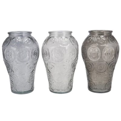 Daan kromhout vaas delight grijs 25 cm 3 assorti | 6 stuks