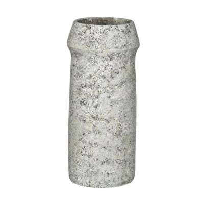 Ptmd bloempot nimma hoog l cement grijs 50 cm | 2 stuks
