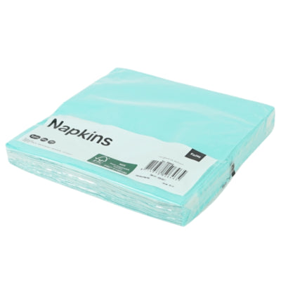 Folat servetten blauw 33 x 33 cm 3 laags 20 stuks | 24 stuks