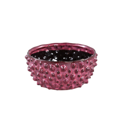 Ptmd bloempot marel dots paars s 19,5 cm | 4 stuks