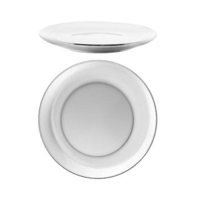 Vtwonen bord zilverkleurig 12 cm set van 4 | 6 stuks