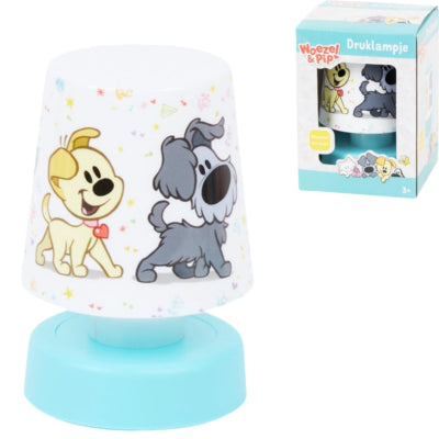 Woezel pip push lamp op batterij 12 cm | 12 stuks