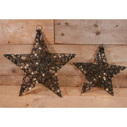 Countryfield kerstster lille l led op batterij zwart 50 cm | 6 stuks - afbeelding 2