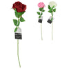 Kunstbloem roos 52 cm 3 assorti | 48 stuks