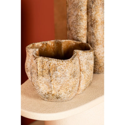 Ptmd bloempot roddie creme 20 cm | 8 stuks