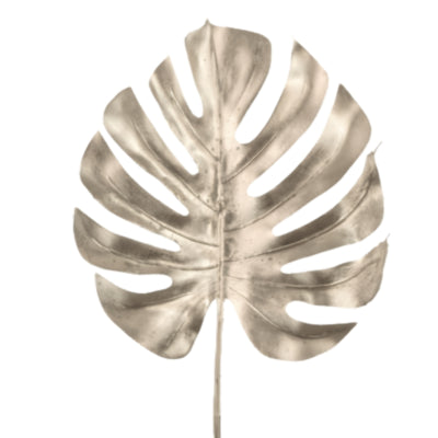 Hbx kunsttak monstera champagnekleurig 72 cm | 20 stuks