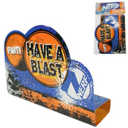 Amscan nerf uitnodigingskaarten en enveloppen 12 x 16 cm 8 stuks | 36 stuks - afbeelding 1