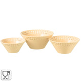 J-line kom perzik 20 cm set van 3 | 6 stuks - afbeelding 1