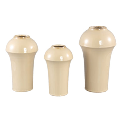 Ptmd bloempot desyah s crème 26 cm | 8 stuks