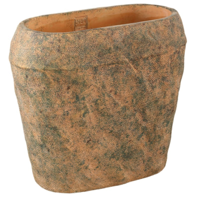 Ptmd bloempot lourdes geel groen 40 cm | 2 stuks