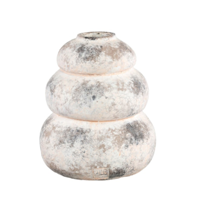 Ptmd pot bulby beige roze m 31 cm | 2 stuks