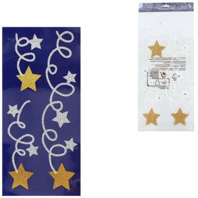 Raamsticker vallende ster 49 cm | 24 stuks