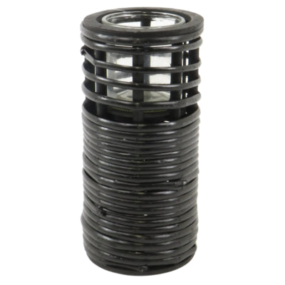 Countryfield windlicht omara zwart 30 cm | 8 stuks