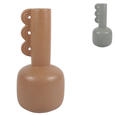 Dijk vaas keramiek 26 cm 2 assorti | 8 stuks