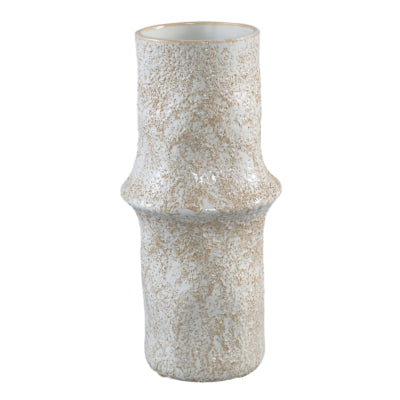 Ptmd vaas ivery keramiek crème 24,5 cm | 12 stuks
