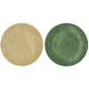 Decoratiebord melamine shine groen goudkleurig 28 cm 2 assorti | 18 stuks
