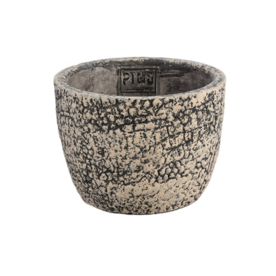Ptmd bloempot jerell s bruin 12 cm | 12 stuks