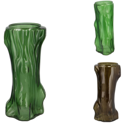 Daan kromhout vaas tree groen 19 cm 3 assorti | 12 stuks