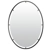 Len-fra wandspiegel salem zwart 80 cm | 2 stuks
