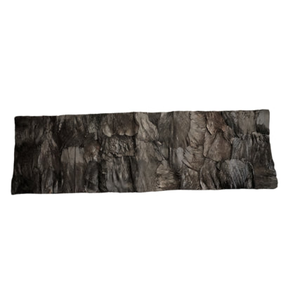 Decoratie palmblad bakla zwart 200 x 60 cm | 6 stuks
