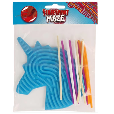 Fingerprint maze vingerafdruk doolhof 18 cm 4 assorti | 24 stuks