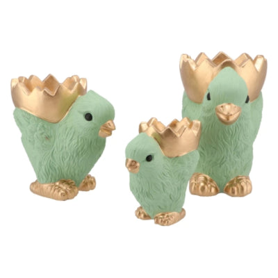 Daan kromhout schaal kuiken mintgroen 19 cm | 8 stuks