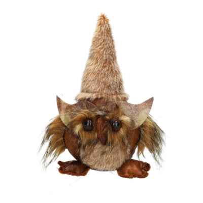 Deurstopper uil hedwig bruin 21 cm | 12 stuks