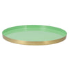 Daan kromhout dienblad marrakech mint goudkleurig 40 cm | 4 stuks