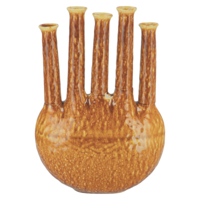 Daan kromhout vaas inga jahra bruin 46 cm | 2 stuks