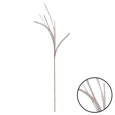 Countryfield kunsttak met 6 pluimen lichtroze 112 cm | 24 stuks