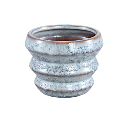 Ptmd bloempot aquer blauw 11,5 cm | 18 stuks