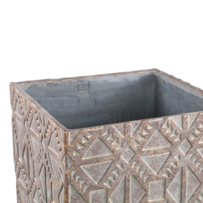 Ptmd bloempot jenah bruin m 19 cm | 6 stuks