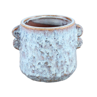 Ptmd bloempot shay hoog s blauw 14 cm | 18 stuks