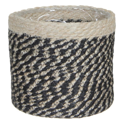 Mica mand bonaparte zwart 20 cm | 12 stuks