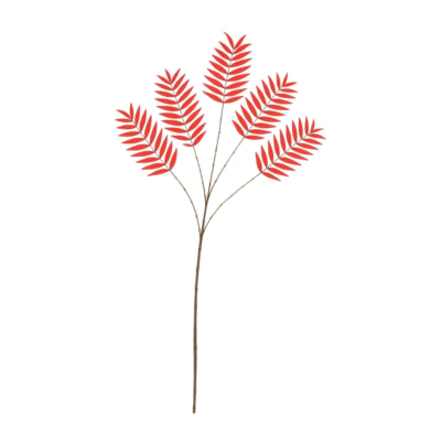 Daan kromhout kunstblatt palme rood 125 cm | 6 stuks