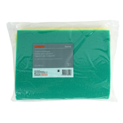 Migros (r) polyetherschuim matten 33 x 49 cm set van 3 | 10 stuks