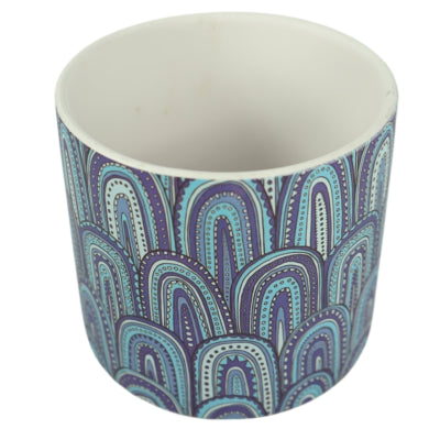 Bloempot blue keramiek 13,5 cm | 6 stuks