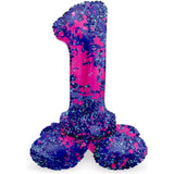 Folat folieballon staand 1 paint splash 41 cm | 20 stuks - afbeelding 1