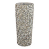 Ptmd cementpot met cirkels ginte l 55 cm | 2 stuks